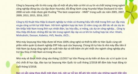 THÔNG BÁO TUYỂN DỤNG