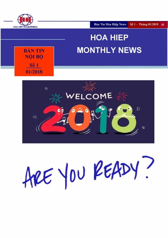 BẢN TIN NỘI BỘ SỐ 01.2018